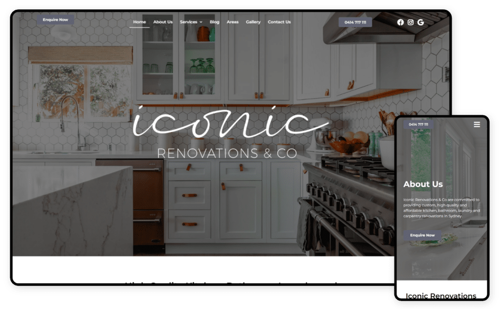Iconic Renovations & Co Website