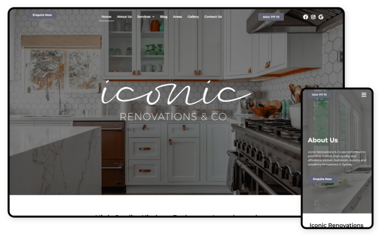 Iconic Renovations & Co Website