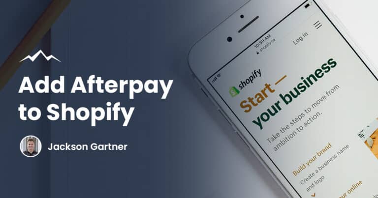 How To Add Afterpay to Shopify