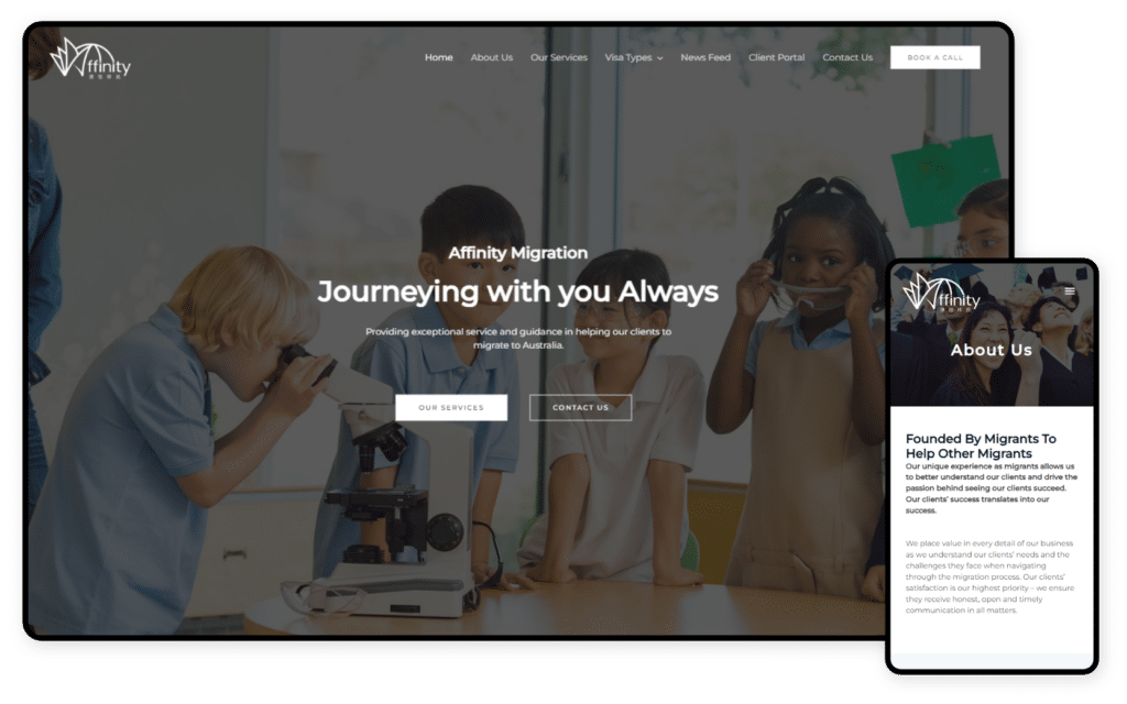 Affinity Migration Website