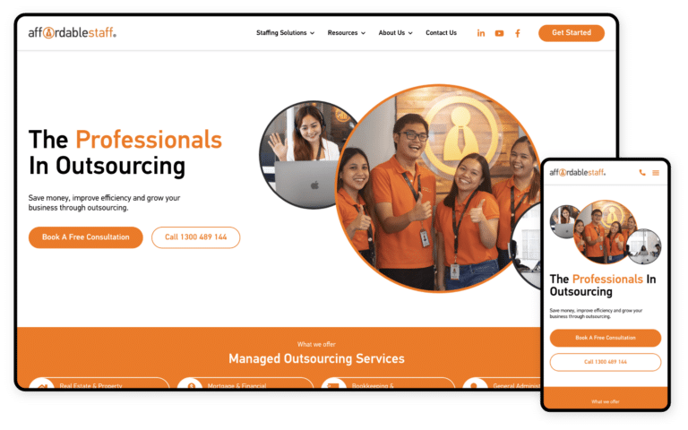 Affordable Staff Website