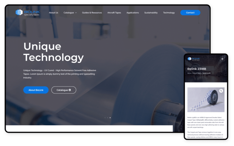 BioLink Specialty Tapes Website