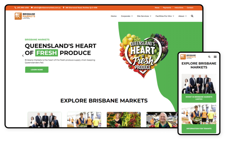 Brisbane Markets Limited Website