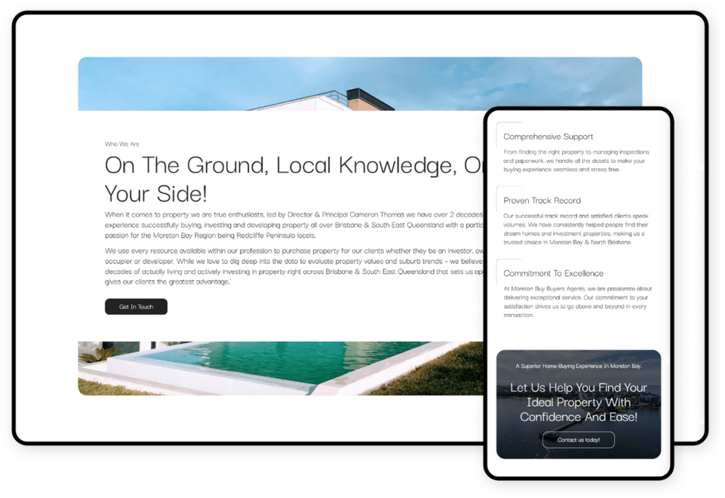 Buyers Agent Website Design