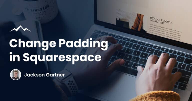 Change Padding in Squarespace