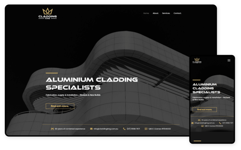 Cladding King Website