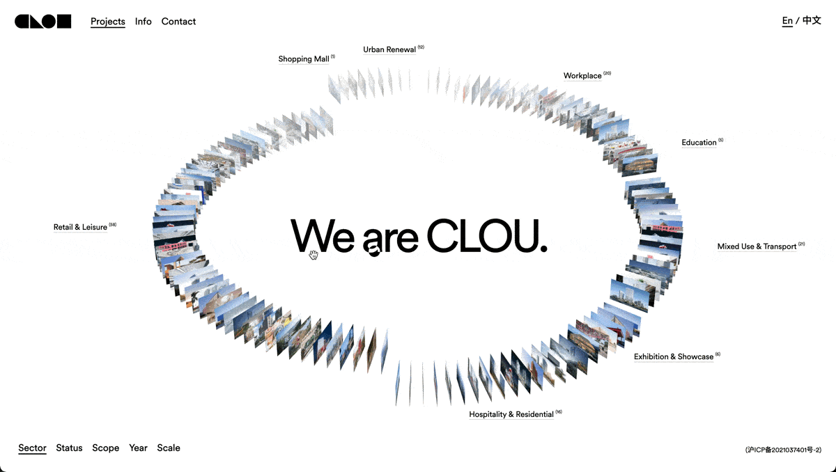 Clou Brand-Driven Website Example