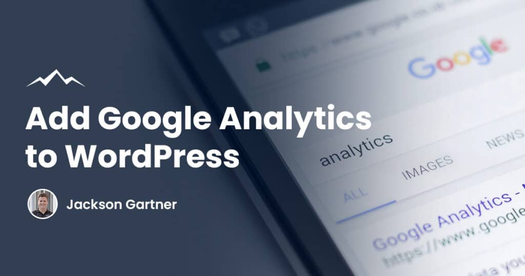 Connect Google Analytics to WordPress