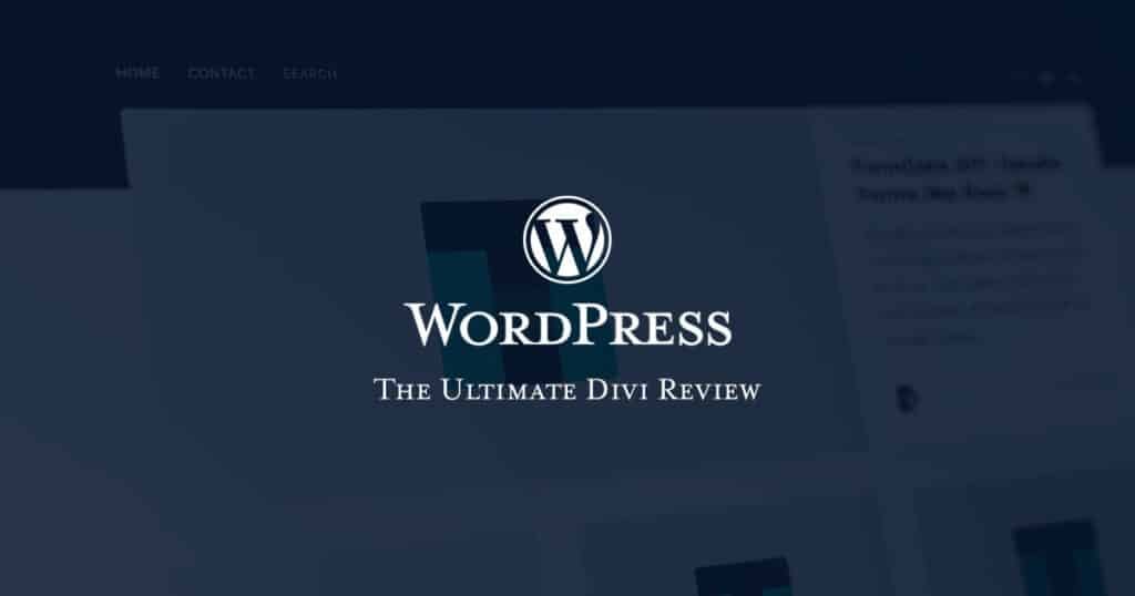 Divi WordPress Review