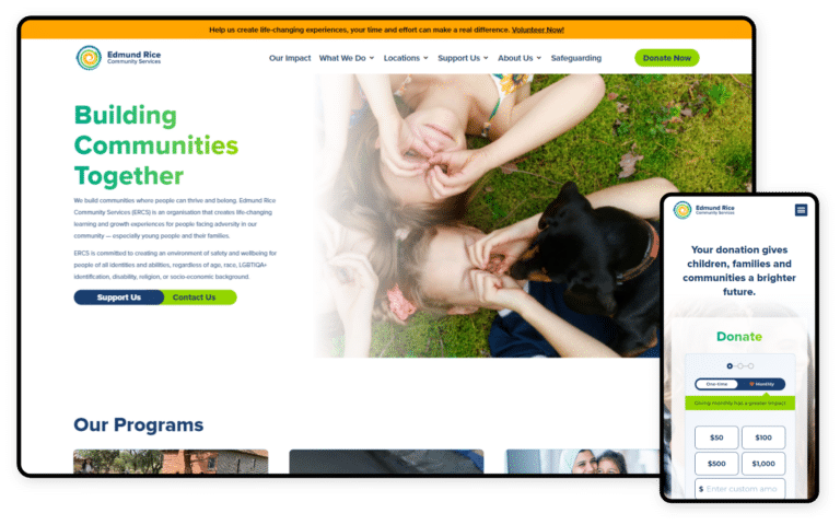 Edmund Rice Community Services Website
