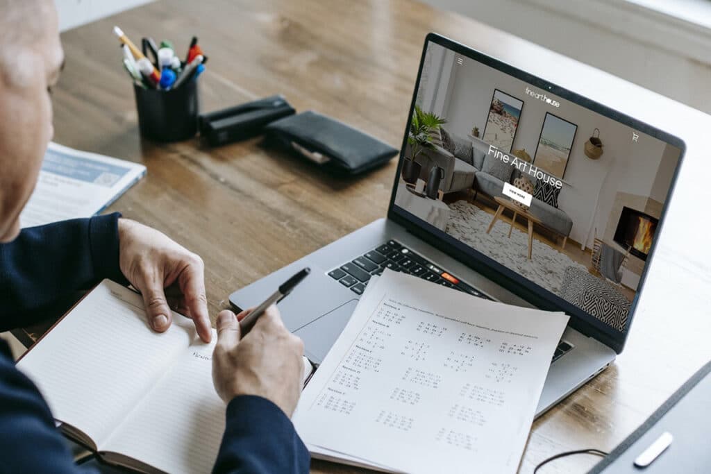 What Is A Web Design Discovery Process? 1 Fine Art House Website