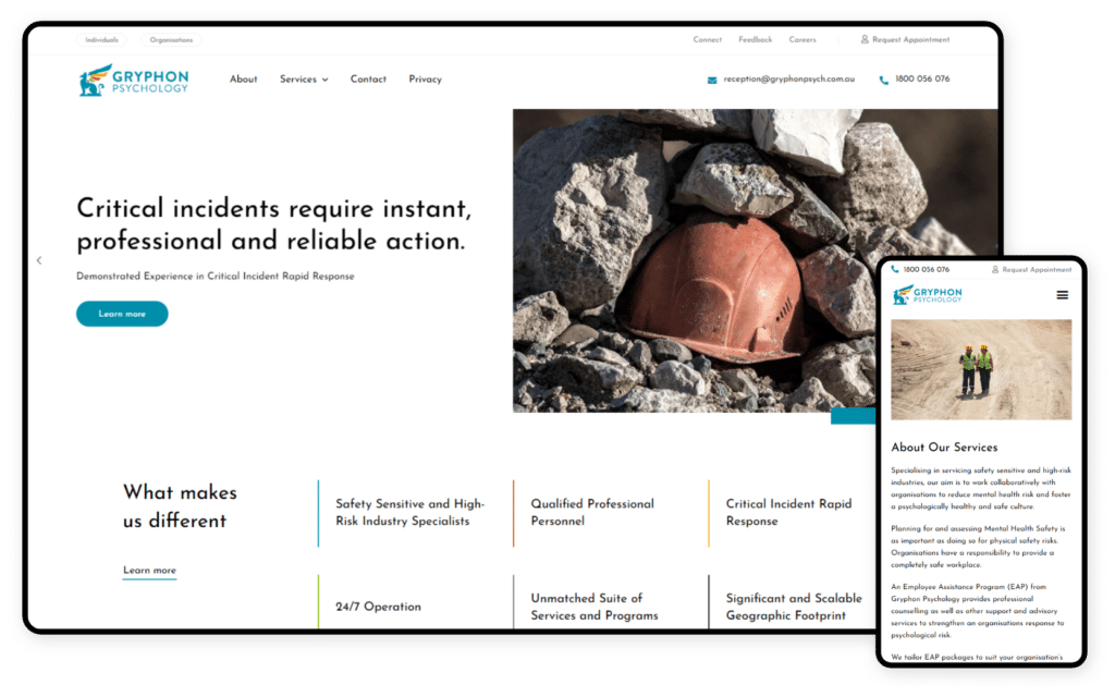 Gryphon Psychology Website