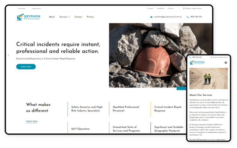 Gryphon Psychology Website