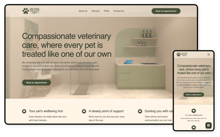 Helena Valley Vet Website