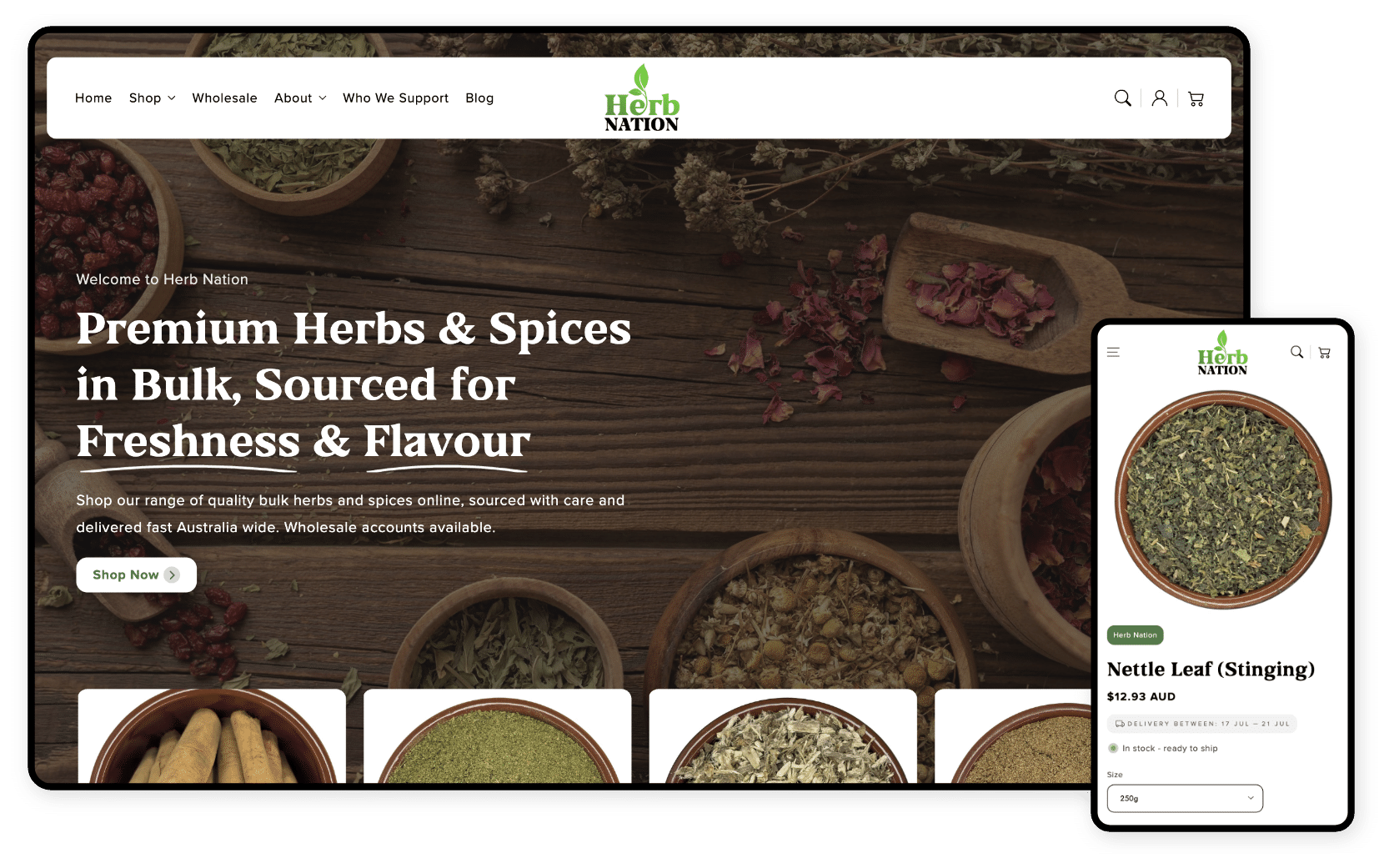 Herb Nation Website