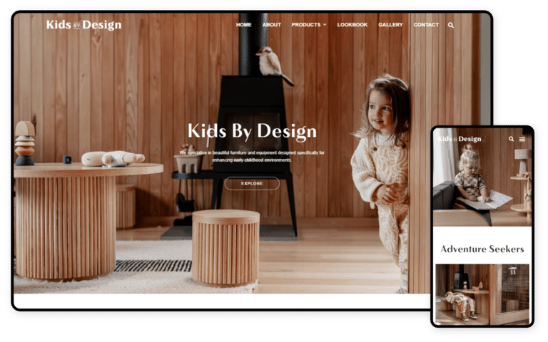 Kids By Design Website
