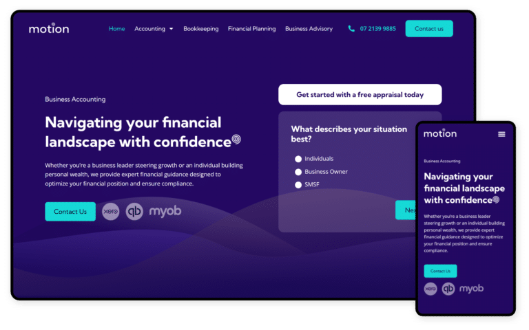 Motion Accounting Website
