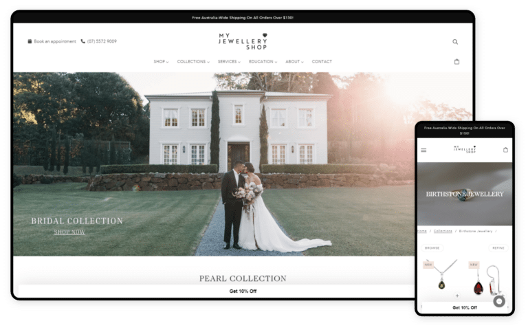 My Jewellery Shop Website