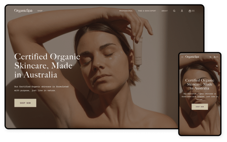 Organic Spa Website