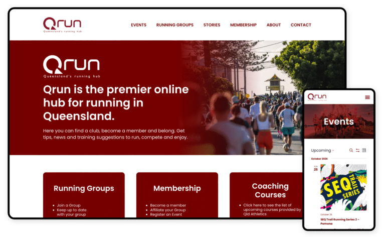 Qrun Website