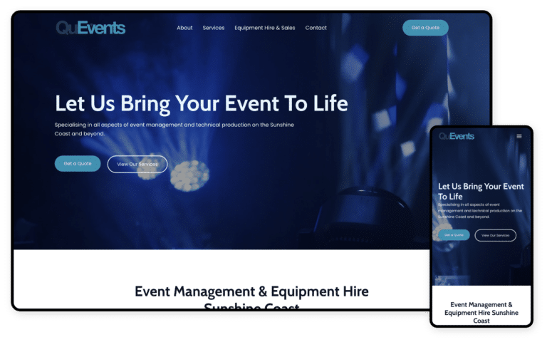 QuEvents Website