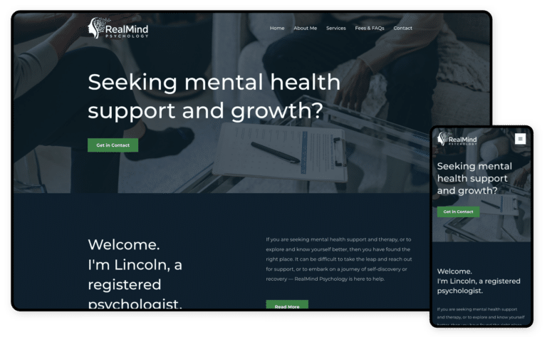 RealMind Psychology Website