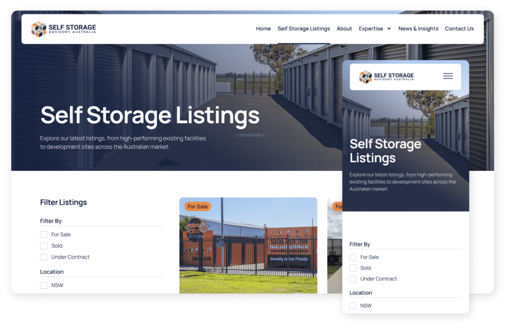 Self Storage Advisory Design