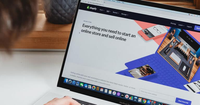 eCommerce Web Design 23 Shopify Signup