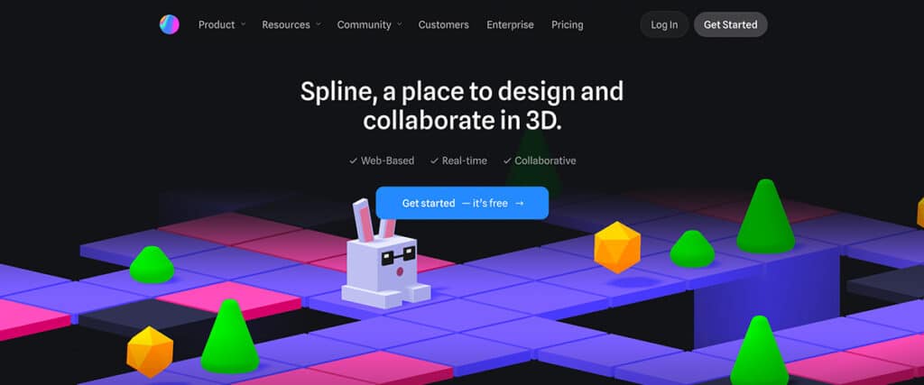 Spline 3D Web Design Tool