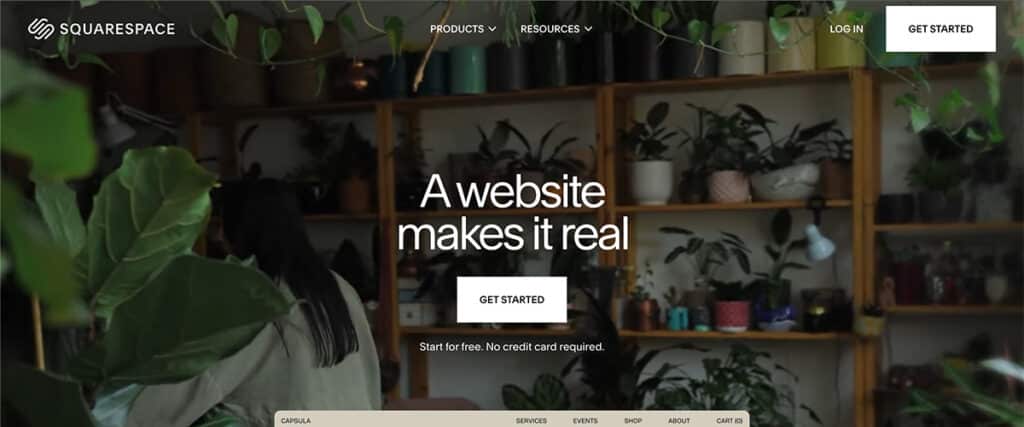 Squarespace Website Builder