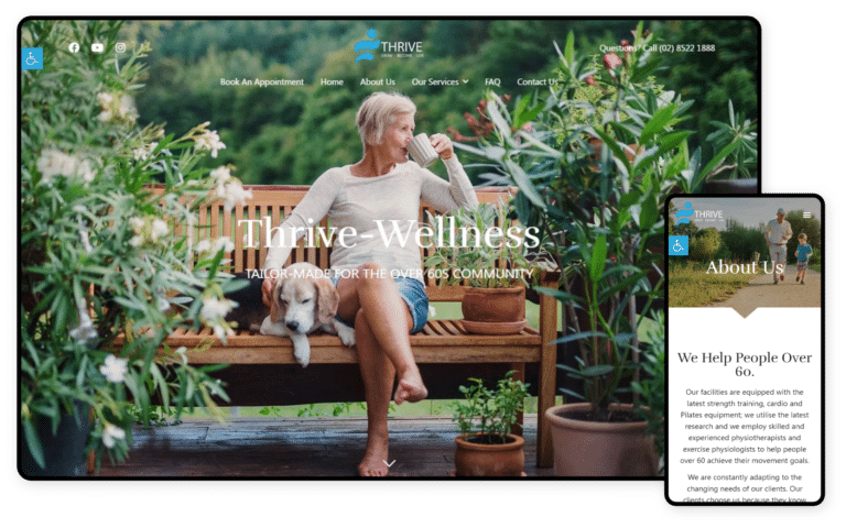 Thrive Wellness Website