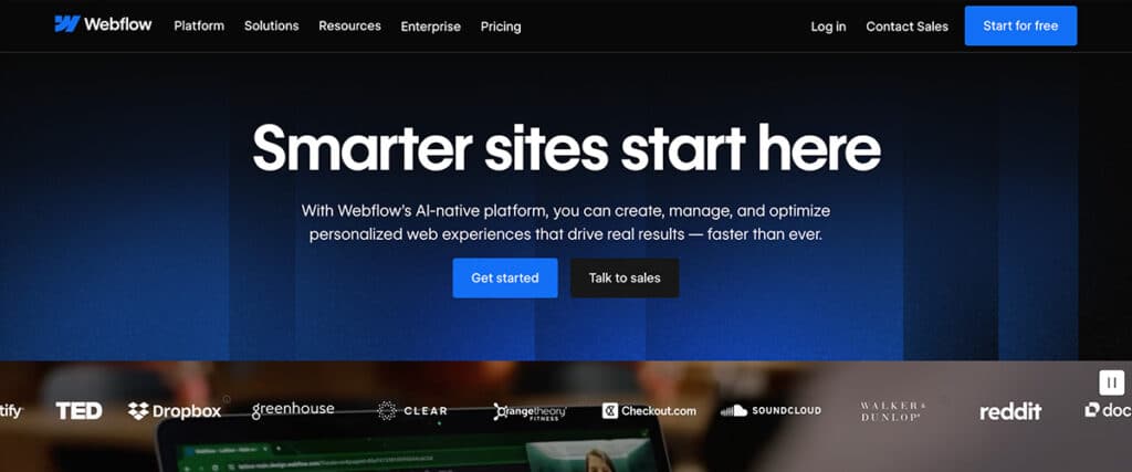 Webflow Website Builder