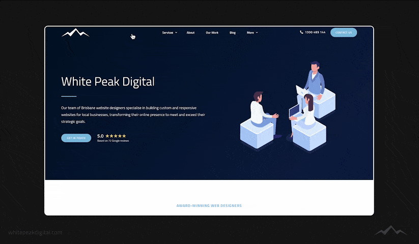 Website Prototype Example
